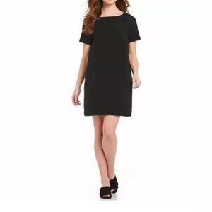 EILEEN FISHER Bateau Neck organic textured Tencel Dress